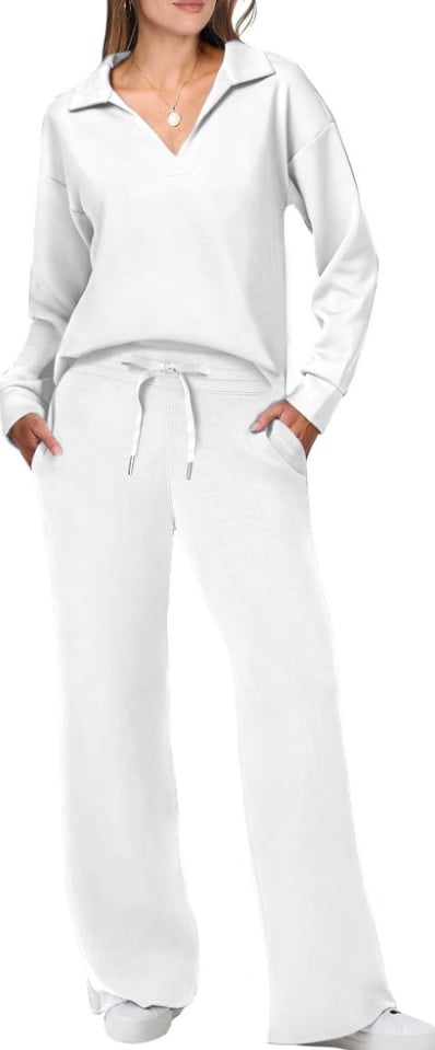 ⏰Bis zu 49 % Rabatt!🔥Damen 2-teilige Sets, lässige Langarm-Sweatanzüge