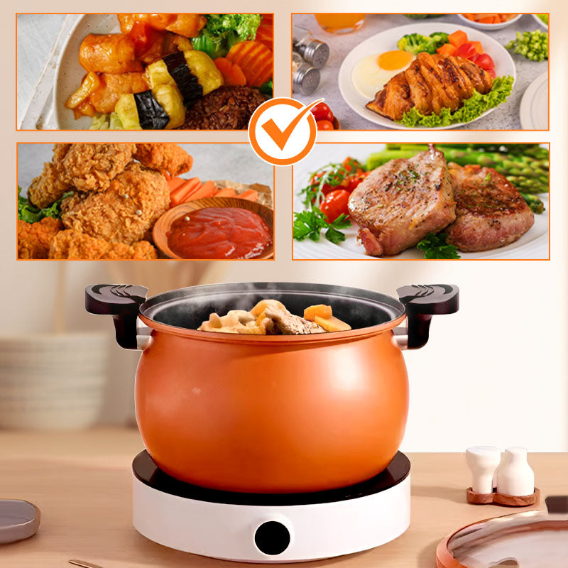 🔥Zeitlich begrenzt 50% RABATT🥗🍲Mikro-Schnellkochtopf mit großem Fassungsvermögen🍲🍲