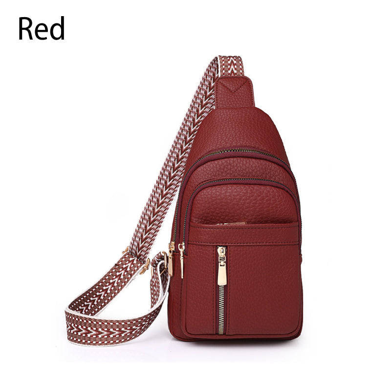 🔥50 % RABATT🔥Brusttasche aus Vintage-PU-Leder für Damen