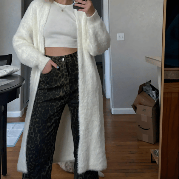 2025 Viral Jeans mit Leopardenmuster