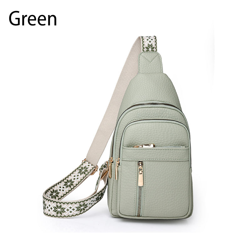 🔥50 % RABATT🔥Brusttasche aus Vintage-PU-Leder für Damen