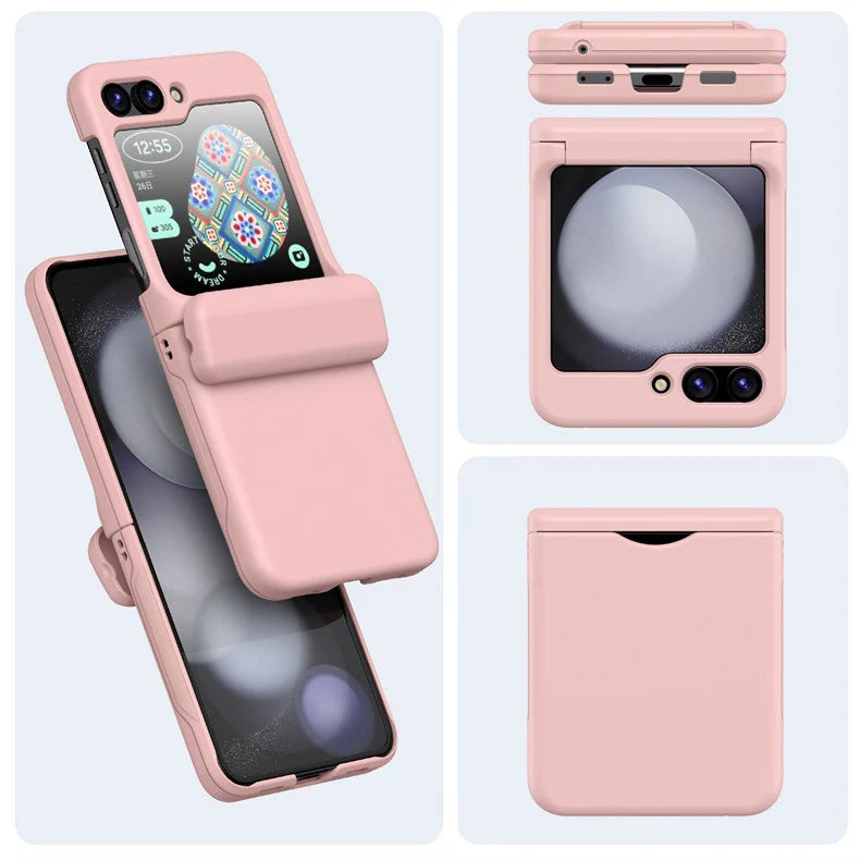Handy-Schutzhülle mit Kartenhalter für Samsung Galaxy Flip 5/4/3