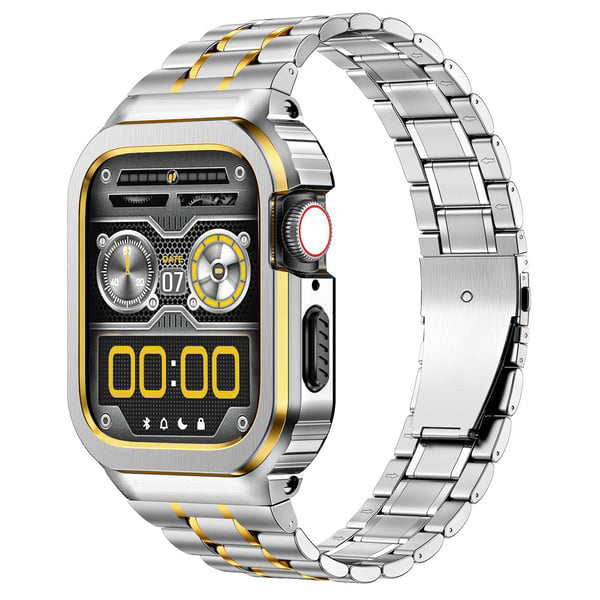 đ„50% Rabattđ„Mode-Edelstahl-Armband Legierung Fall fĂŒr Apple Watch