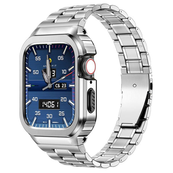 đ„50% Rabattđ„Mode-Edelstahl-Armband Legierung Fall fĂŒr Apple Watch