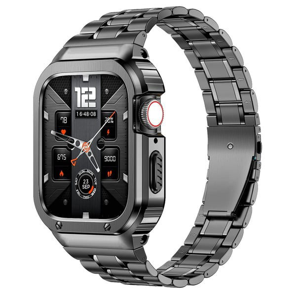 đ„50% Rabattđ„Mode-Edelstahl-Armband Legierung Fall fĂŒr Apple Watch