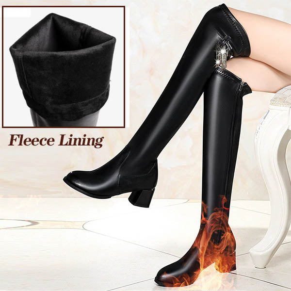 🌸Zeitlich begrenzt 50% Rabatt ✨Herbst-Winter-Serie✨warme Lederstiefel für Damen