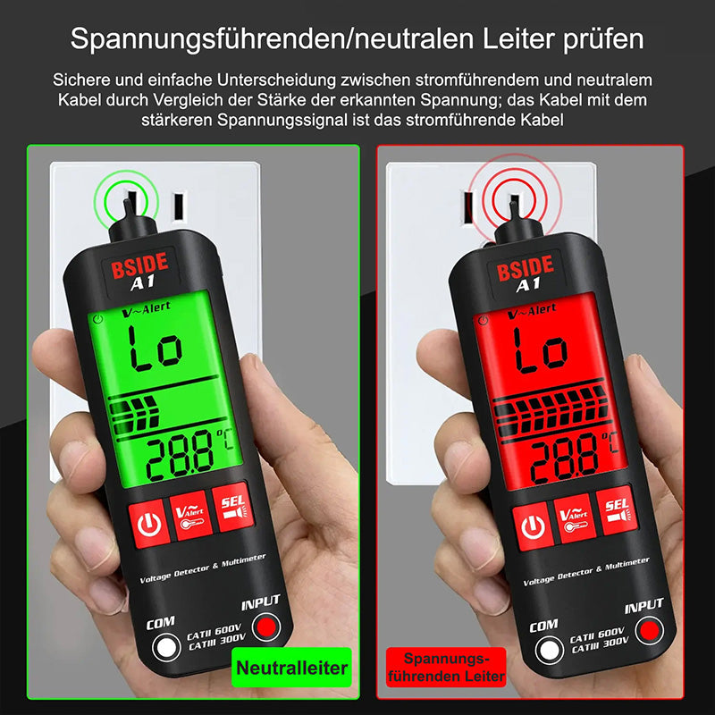 A1 vollautomatisches intelligentes Digitalmultimeter mit Verbrennungsschutz(50% RABATT)