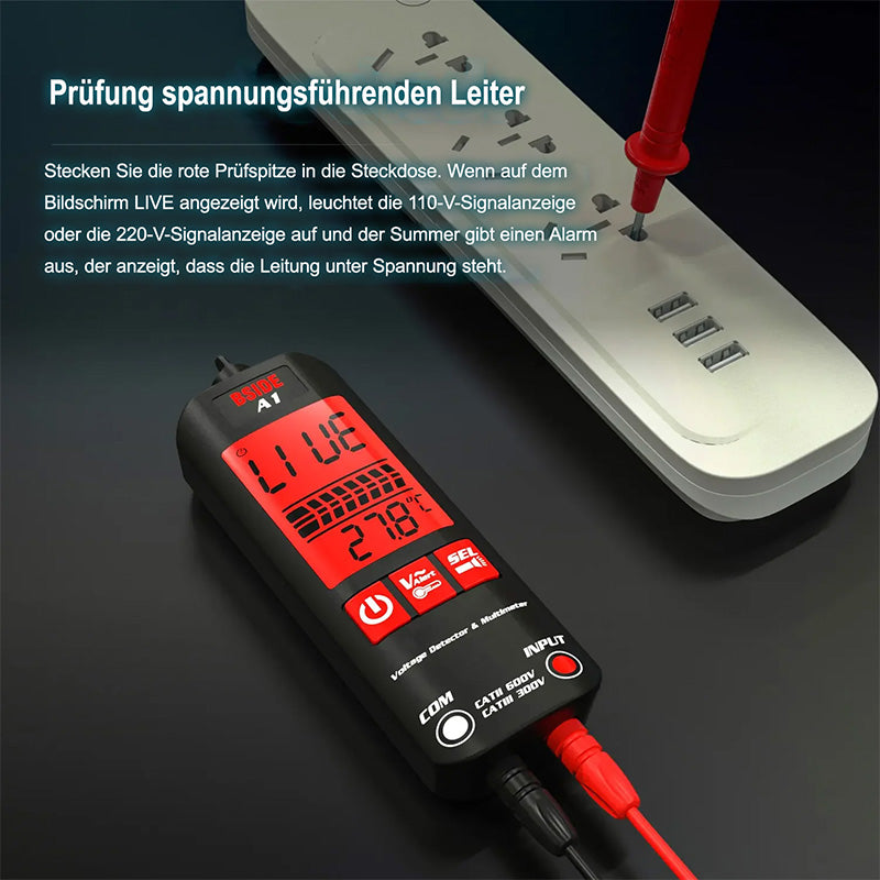 A1 vollautomatisches intelligentes Digitalmultimeter mit Verbrennungsschutz(50% RABATT)