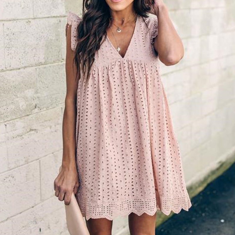 💗Sommeraktion 2025: 49% Rabatt – Elegantes Kleid aus Spitze