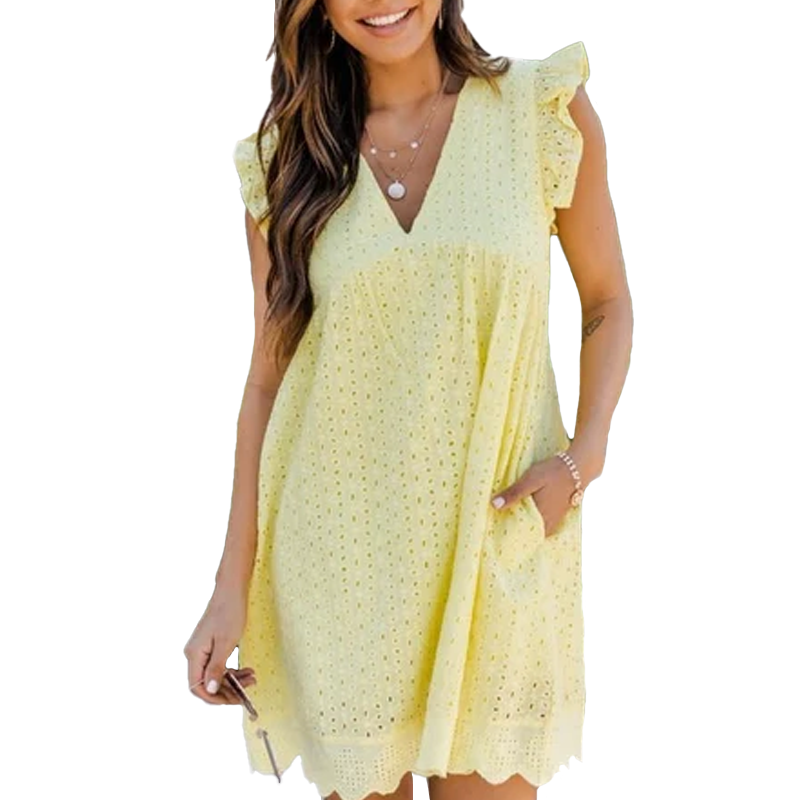 💗Sommeraktion 2025: 49% Rabatt – Elegantes Kleid aus Spitze
