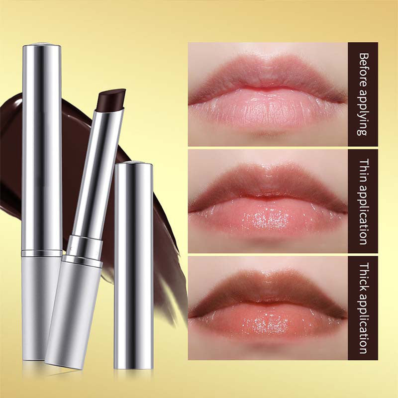 Schwarzer Honig getönter Lippenbalsam