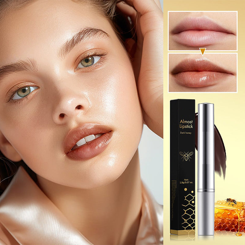 Schwarzer Honig getönter Lippenbalsam