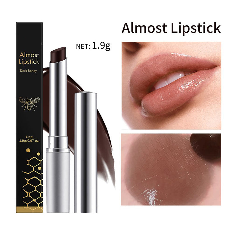 Schwarzer Honig getönter Lippenbalsam