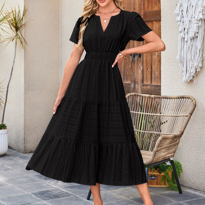 Sommerliches, lässiges Damen-Maxikleid