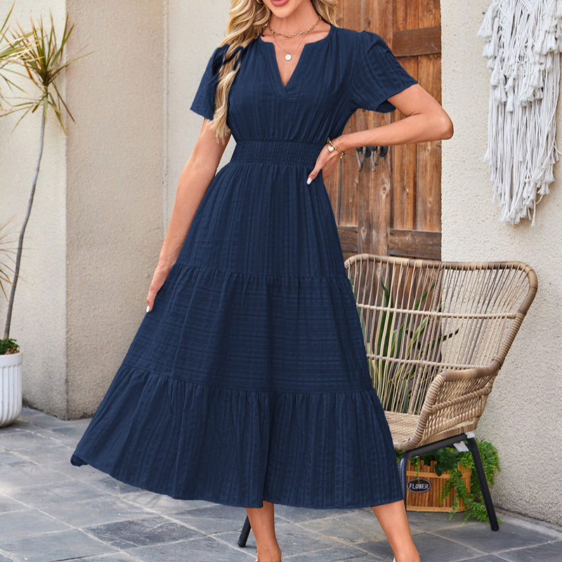 Sommerliches, lässiges Damen-Maxikleid