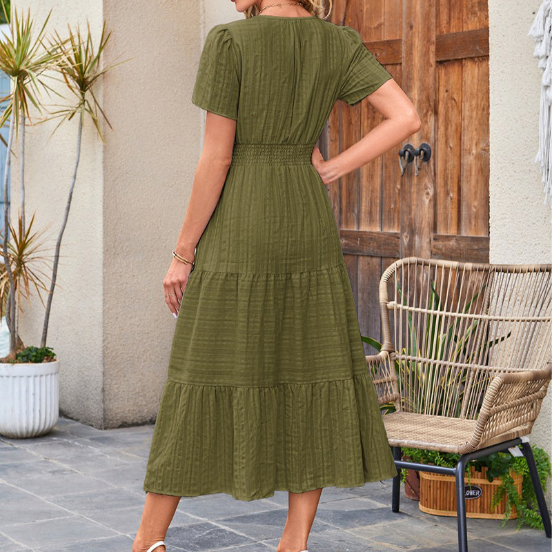 Sommerliches, lässiges Damen-Maxikleid