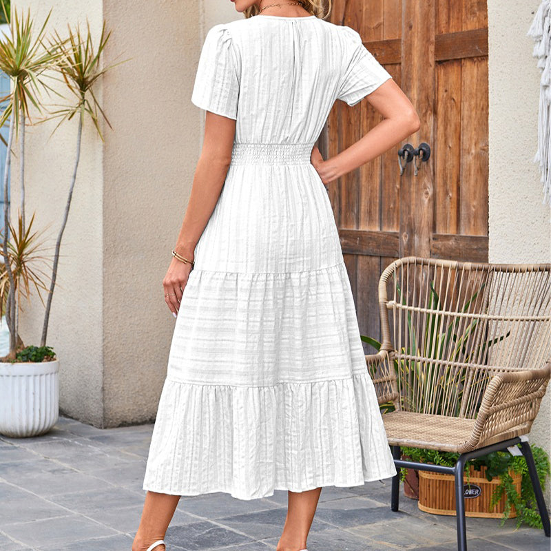Sommerliches, lässiges Damen-Maxikleid