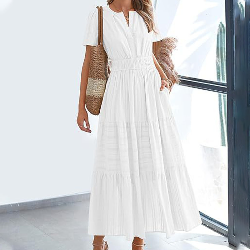 Sommerliches, lässiges Damen-Maxikleid