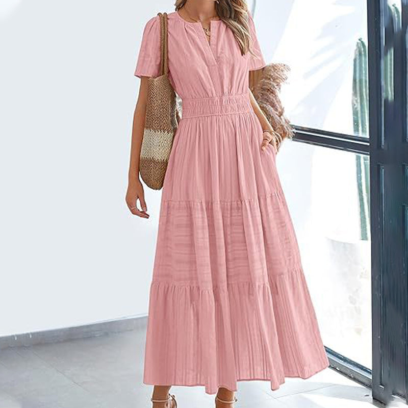 Sommerliches, lässiges Damen-Maxikleid