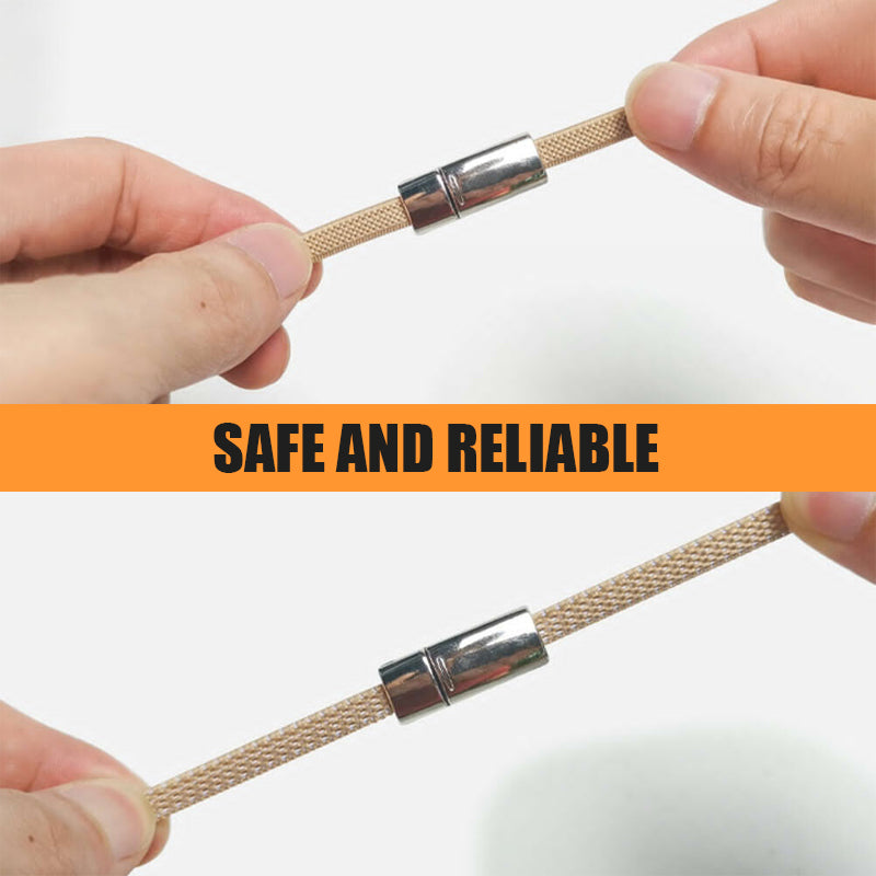 ⏳Begrenzte Zeit 50% Rabatt💥Magnetischer Faulenzer Schnürsenkel Metallschnalle