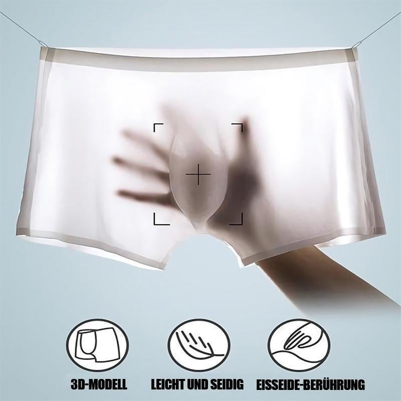 MĂ€nnliche atmungsaktive Unterhose aus Eisseide