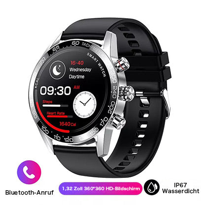 SMARTWATCH BENUTZERDEFINIERTES ZIFFERBLATT, SPORT WASSERDICHT BLUETOOTH ANRUF SMARTWATCH ECG+PPG