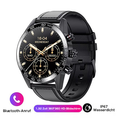 SMARTWATCH BENUTZERDEFINIERTES ZIFFERBLATT, SPORT WASSERDICHT BLUETOOTH ANRUF SMARTWATCH ECG+PPG