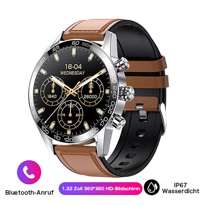 SMARTWATCH BENUTZERDEFINIERTES ZIFFERBLATT, SPORT WASSERDICHT BLUETOOTH ANRUF SMARTWATCH ECG+PPG