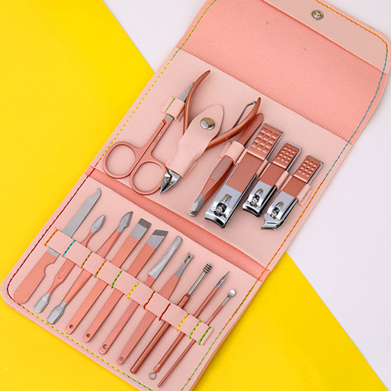 16 PCS Nagelpflege-Set(Zehn Farben)