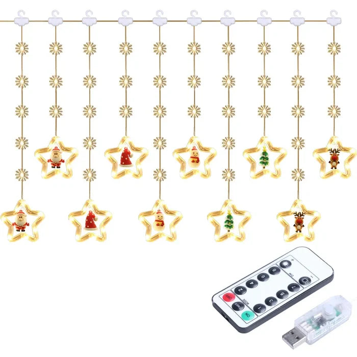 đ
Weihnachtsdekor-Ringlichter