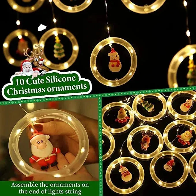 đ
Weihnachtsdekor-Ringlichter