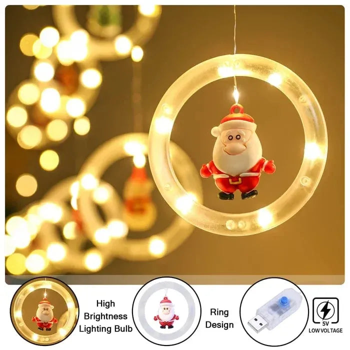 đ
Weihnachtsdekor-Ringlichter