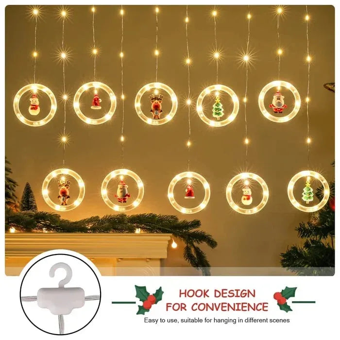 đ
Weihnachtsdekor-Ringlichter