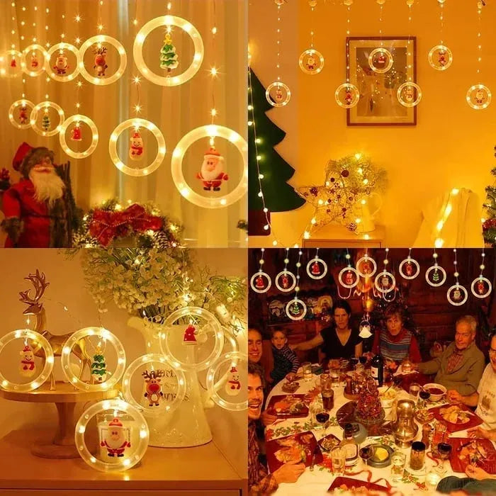 đ
Weihnachtsdekor-Ringlichter