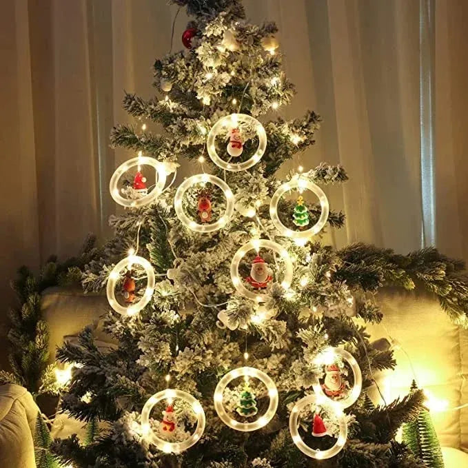 đ
Weihnachtsdekor-Ringlichter