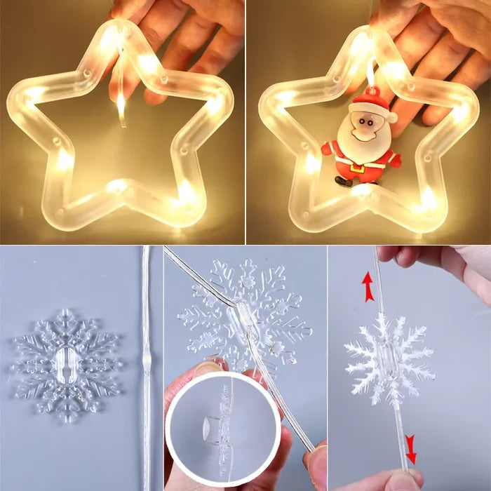 đ
Weihnachtsdekor-Ringlichter