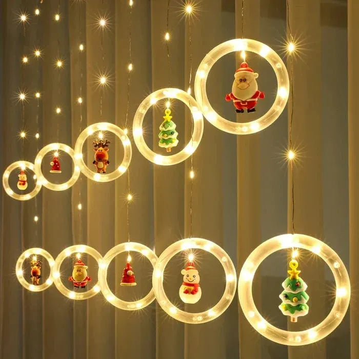 đ
Weihnachtsdekor-Ringlichter