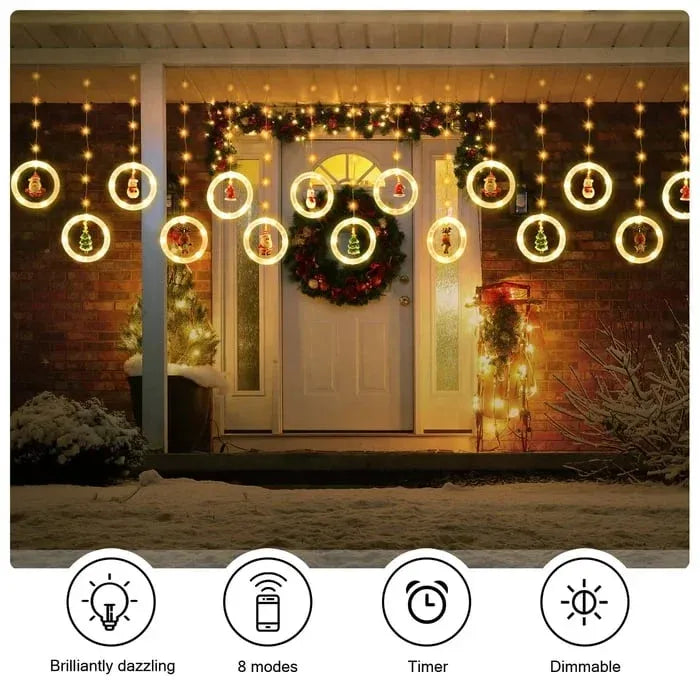 đ
Weihnachtsdekor-Ringlichter
