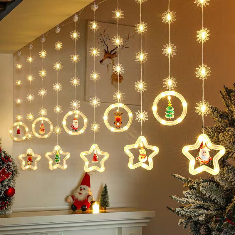 đ
Weihnachtsdekor-Ringlichter
