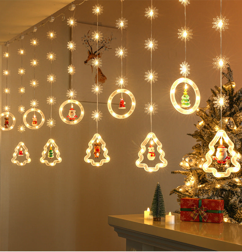 đ
Weihnachtsdekor-Ringlichter