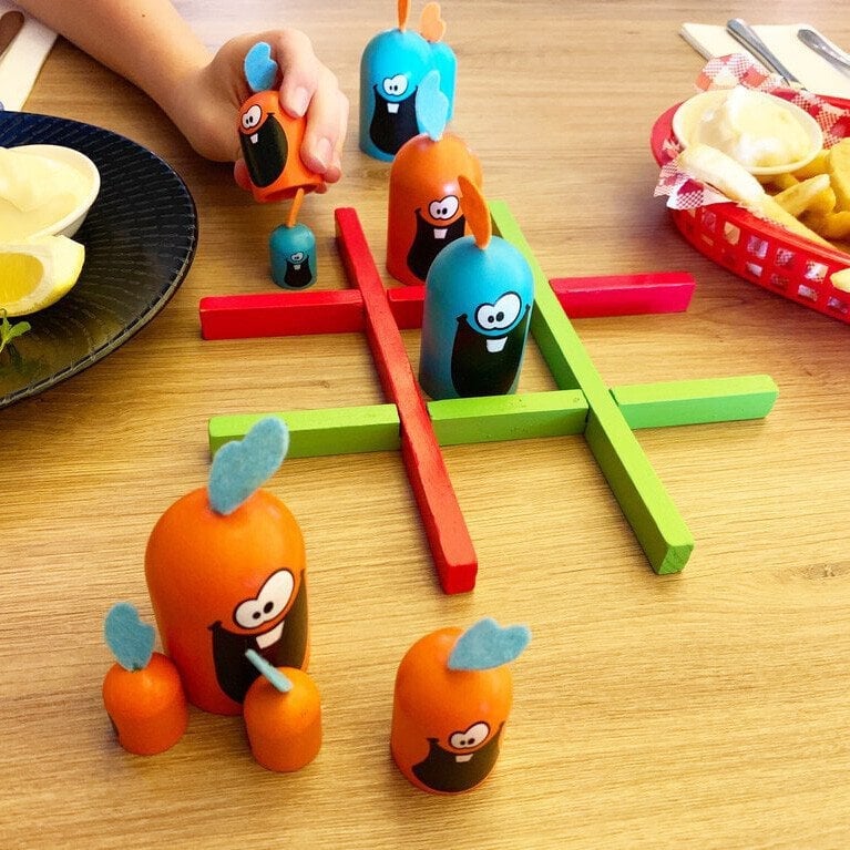 đ„Gobblet Gobblers Eltern-Kind-Puzzle fĂŒr Kinder zur FrĂŒherziehung