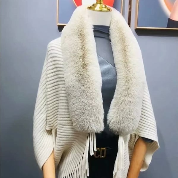 Mode Pelzkragen Schal Mantel(Kaufen Sie 2 gratis Versand)