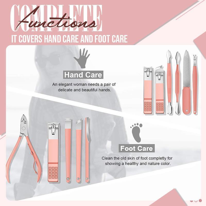16 PCS Nagelpflege-Set(Zehn Farben)