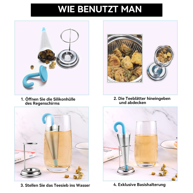đ„Schlussverkaufđ„ Schirm-TE-InfusionsgerĂ€t aus Edelstahl