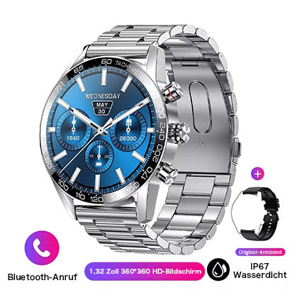 SMARTWATCH BENUTZERDEFINIERTES ZIFFERBLATT, SPORT WASSERDICHT BLUETOOTH ANRUF SMARTWATCH ECG+PPG