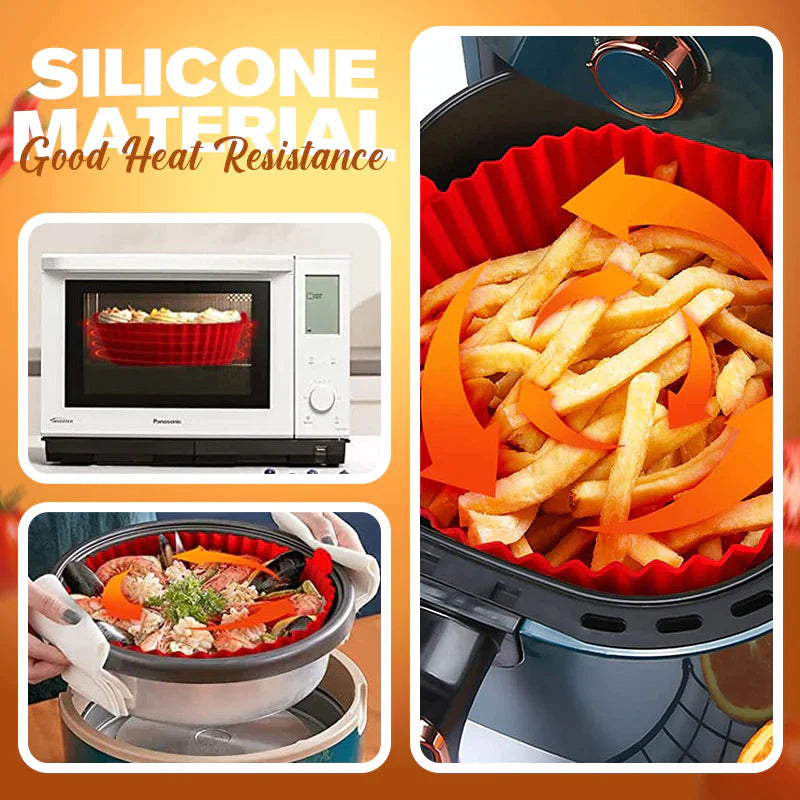 Silikon-Backblech für die Heißluftfritteuse(100 % essbares Silikon)