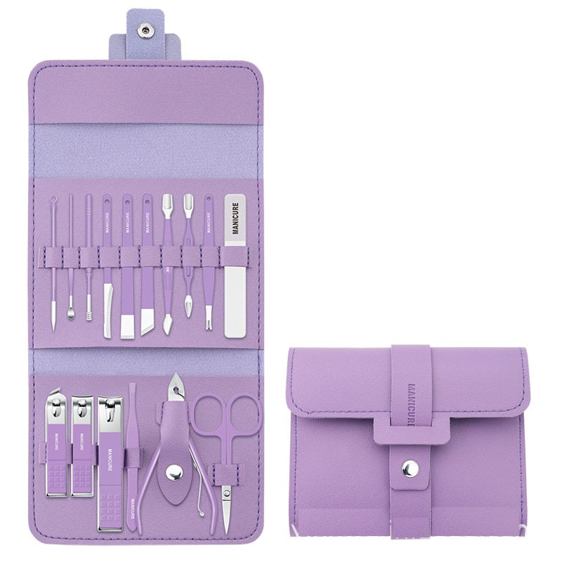 16 PCS Nagelpflege-Set(Zehn Farben)