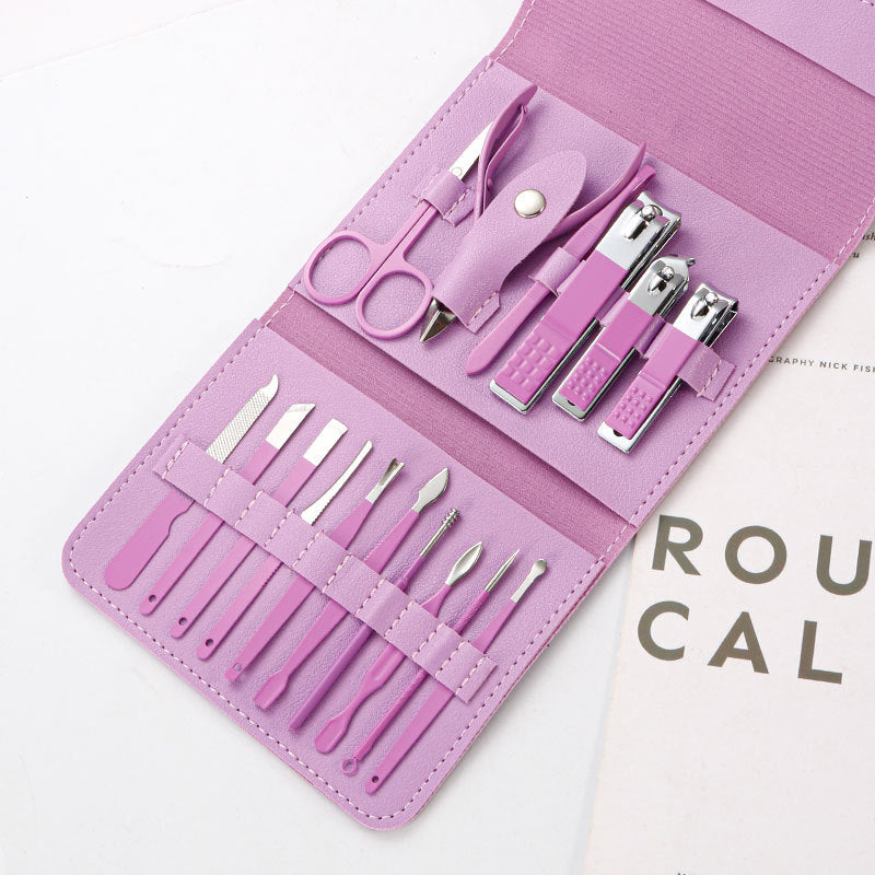 16 PCS Nagelpflege-Set(Zehn Farben)