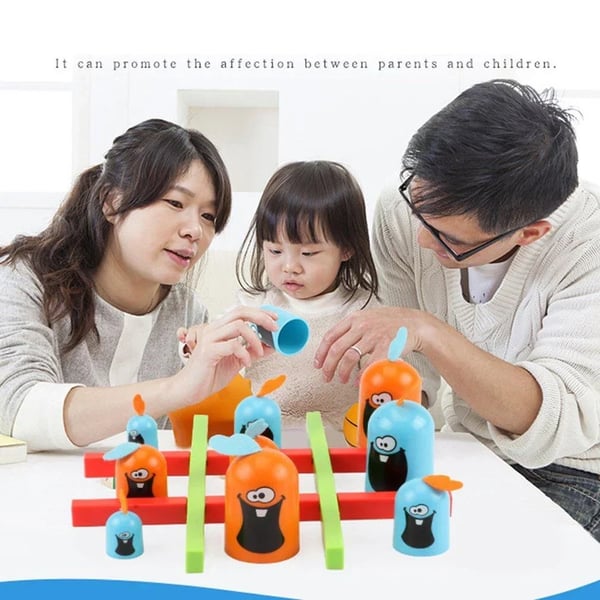 đ„Gobblet Gobblers Eltern-Kind-Puzzle fĂŒr Kinder zur FrĂŒherziehung
