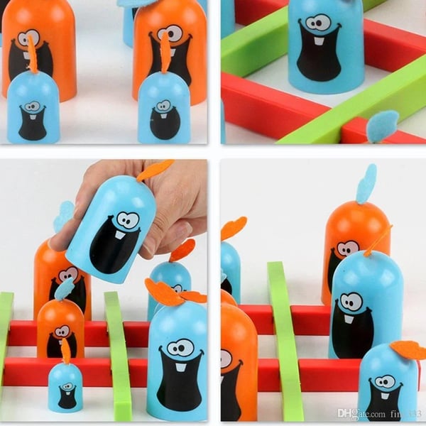đ„Gobblet Gobblers Eltern-Kind-Puzzle fĂŒr Kinder zur FrĂŒherziehung